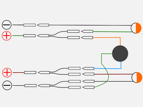 消し忘れ防止 ウインカーブザー取り付け Yb125spカスタム
