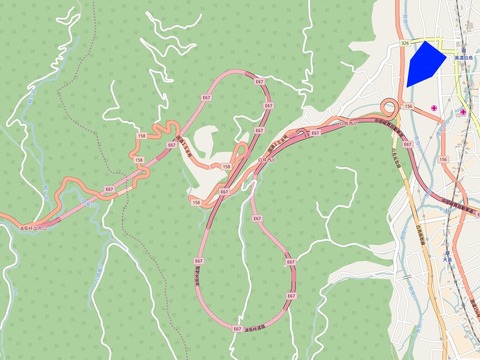 油坂峠付近地図_矢印入り